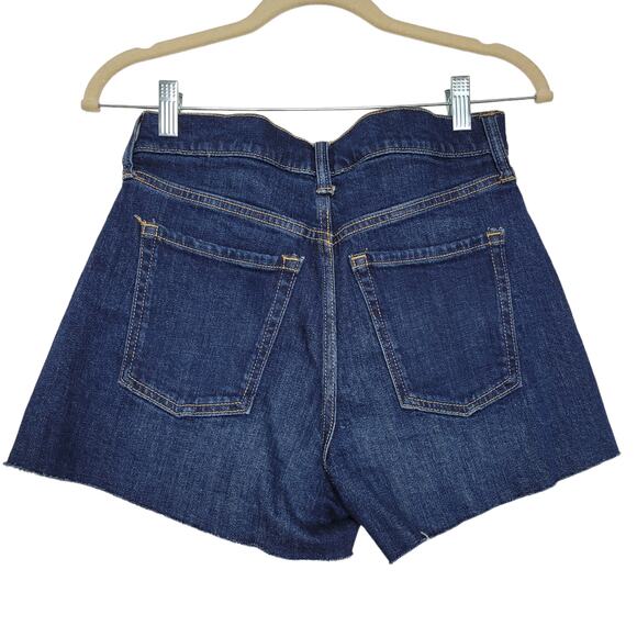 Old Navy Higher High Rise Button Fly Secret Smooth Pocket Jean Shorts Sz 2 - Picture 7 of 8
